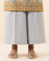 Unstitched Women's Grey Lawn Printed Shirt Dupatta